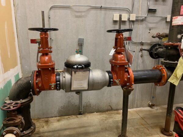 Fire-service backflow preventer